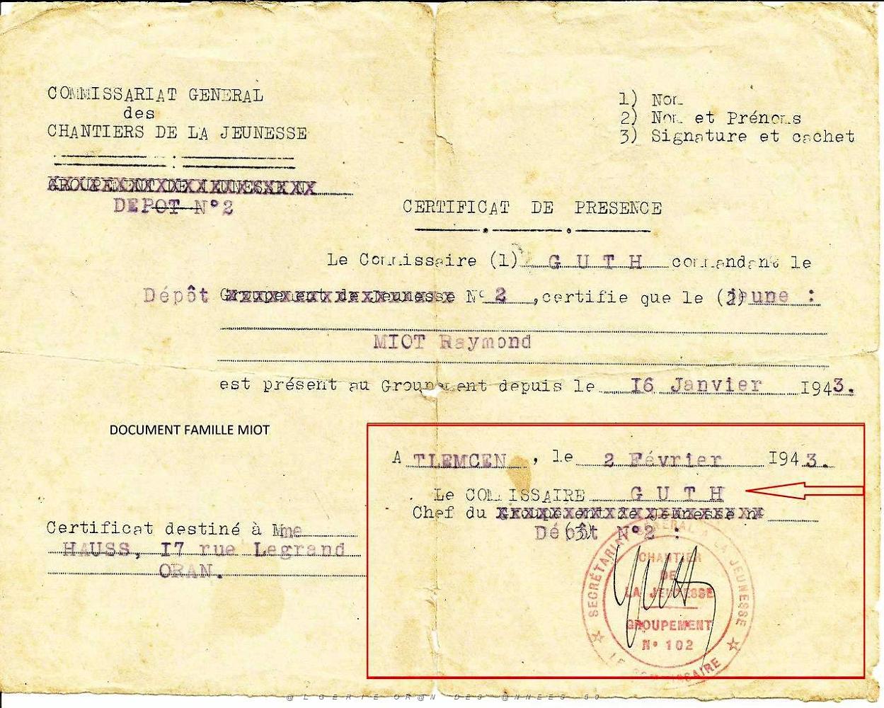 011  1943 02 02  CHANTIER DE  JEUNESSE TLEMCEN la 102.jpg